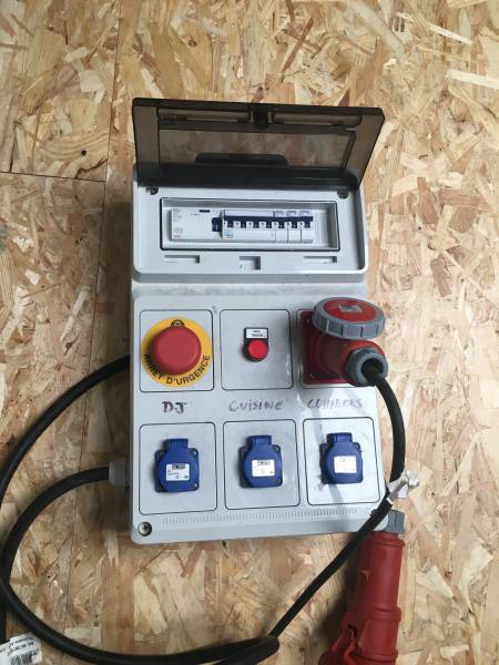 Coffrets EDF, Coffrets Disjoncteurs et liaisons Tri et Mono-Phasé