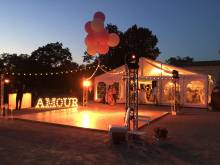 Chapiteau pour événement de prestige dans le Pays Basque