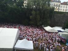 Location de chapiteaux pour restauration dans une Peña pour les Fêtes de Bayonne