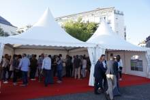 Location de pagodes pour le lancement d'un programme Immobilier sur les rives de l'Adour à Bayonne