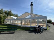 Chapîteau double  pour un repas de Gala à Biarritz
