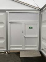 porte de secours tiercée avec barre anti panique